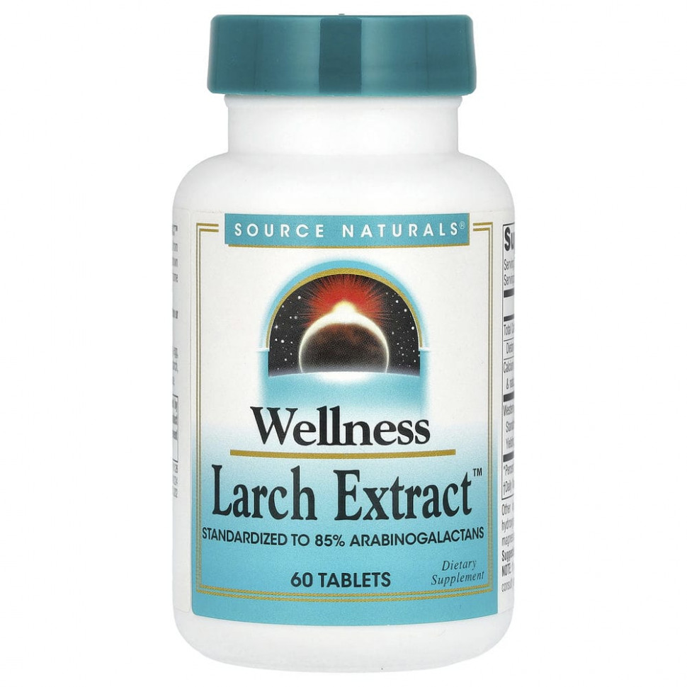 ���� ������ (Iherb) Source Naturals, Wellness, �������� �����������, 60 ��������, ������ �� 3260 ���