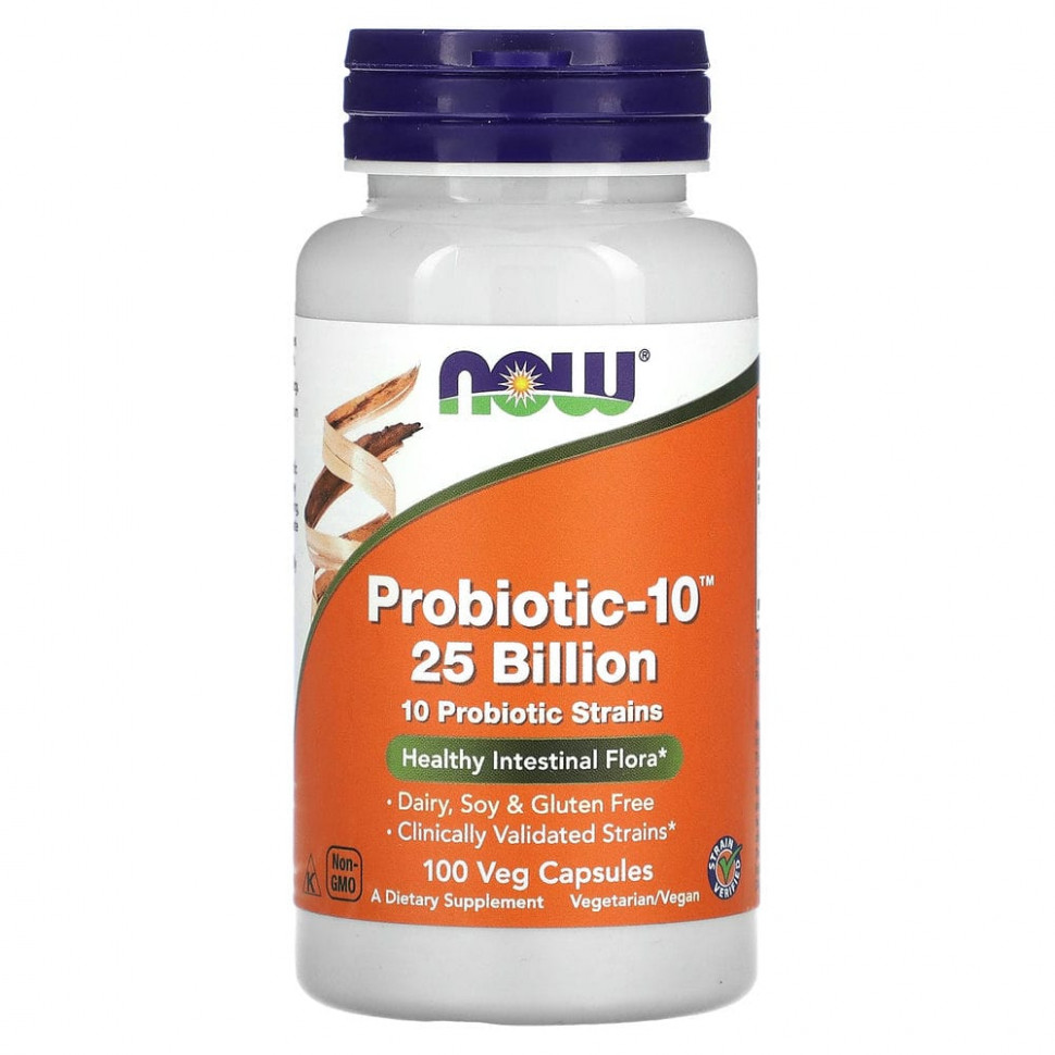   (Iherb) NOW Foods, Probiotic-10, 25 , 100  ,   5560 