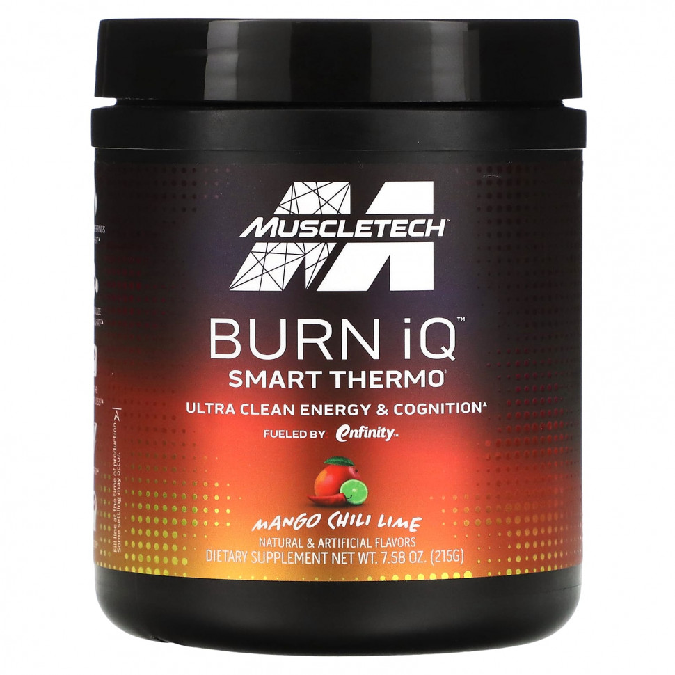 ���� ������ (Iherb) MuscleTech, Burn iQ, Smart Thermo, ����� � ����, ����, 215 � (7,58 �����), ������ �� 11760 ���