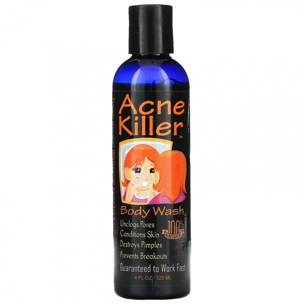 ���� ������ (Iherb) Greensations, Acne Killer, ���� ��� ���� 4 ������ ����� (120 ��), ������ �� 2850 ���