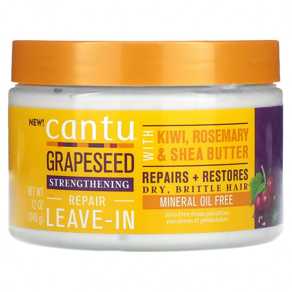 ���� ������ (Iherb) Cantu, ����������� ����������������� ����������� �������� � ������������ ����������, ��� ����� ������ �����, 340 � (12 �����), ������ �� 2020 ���