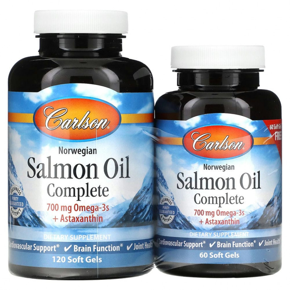 ���� ������ (Iherb) Carlson Labs, ��� ����������� ������, 120 ������ ����������� ������ + 60 ������ � �������, ������ �� 5510 ���