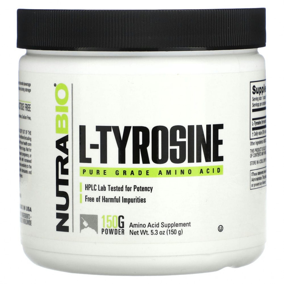 ���� ������ (Iherb) Nutrabio Labs, L-�������, 150 � (5,3 �����), ������ �� 3130 ���