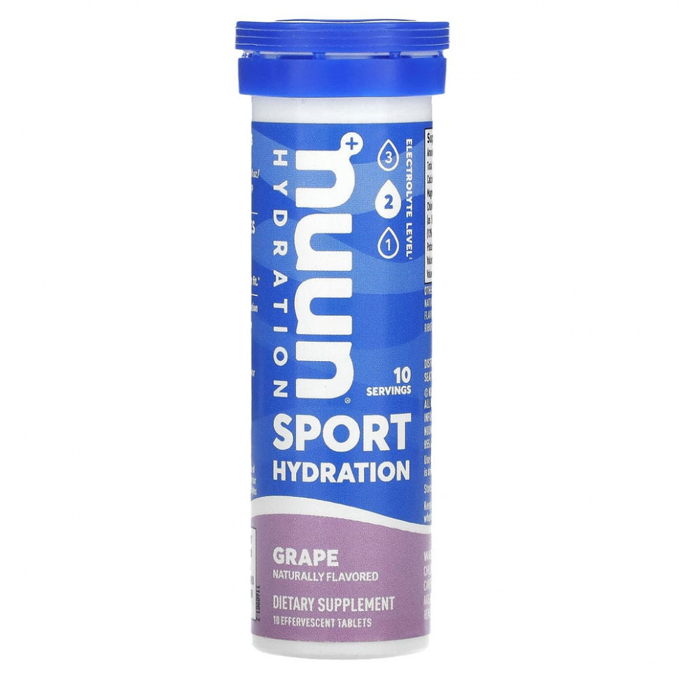 ���� ������ (Iherb) Nuun, Hydration, Sport, ������� � �������� �������������, ��������, 10 ��������, ������ �� 1420 ���