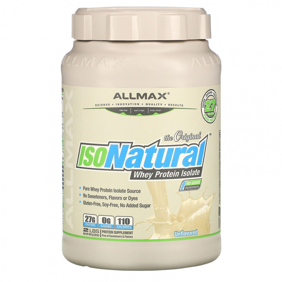   (Iherb) ALLMAX Nutrition, IsoNatural,    , ,  , 907  (2 ),   8490 