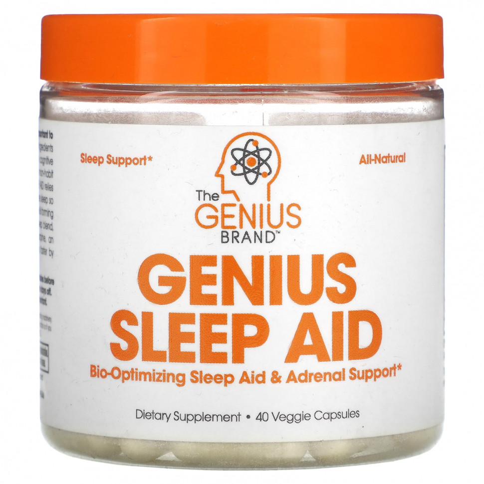 ���� ������ (Iherb) The Genius Brand, Genious Sleep Aid, 40 ������������ ������, ������ �� 3900 ���