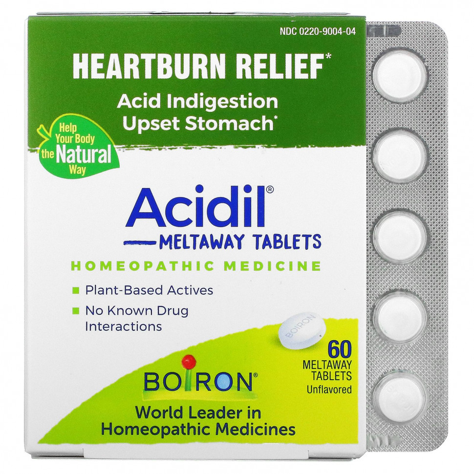   (Iherb) Boiron, Acidil,  ,  , 60  Meltaway,   2250 