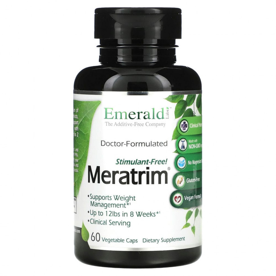 ���� ������ (Iherb) Emerald Laboratories, Meratrim, ��� ������������, 400 ��, 60 ������������ ������, ������ �� 5790 ���