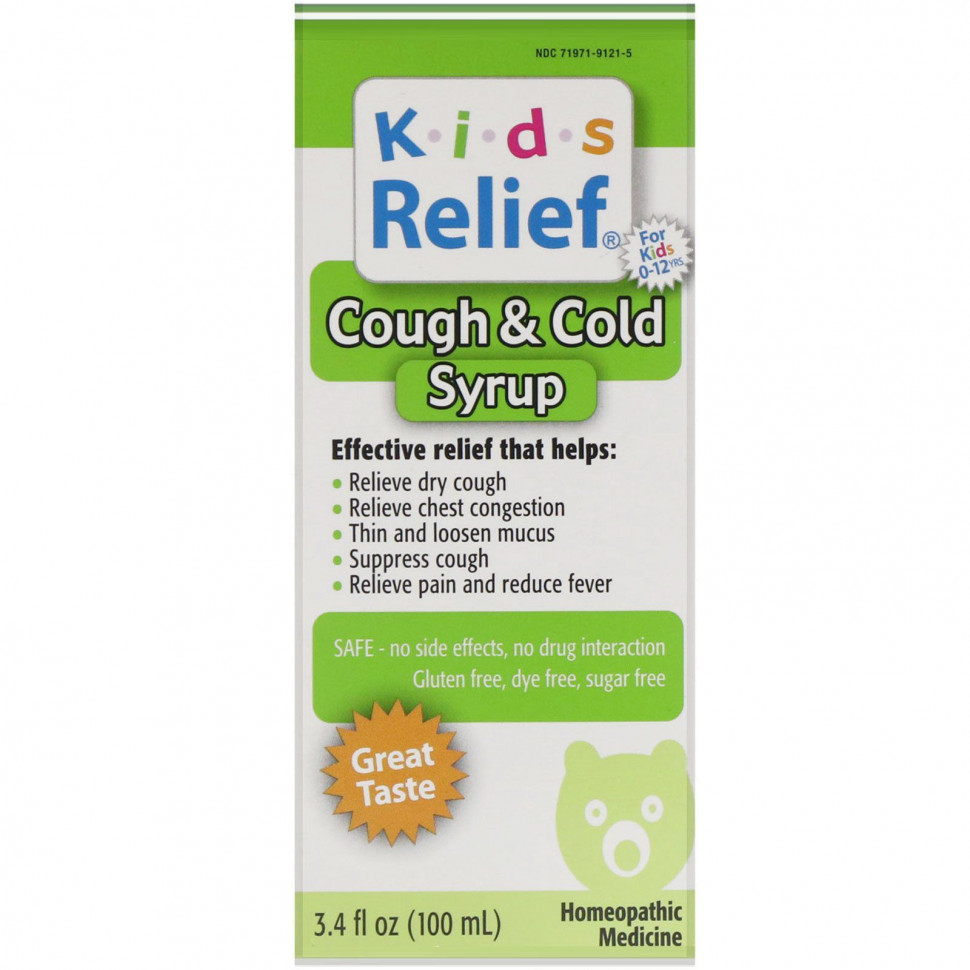 ���� ������ (Iherb) Homeolab USA, Kids Relief, ����� �� ����� � ��������, ��� ����� 0�12 ���, 100 �� (3,4 ����. �����), ������ �� 2000 ���