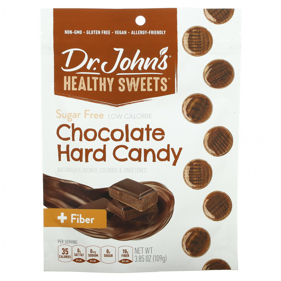 ���� ������ (Iherb) Dr. John's Healthy Sweets, ���������� �������� � ����������, ��� ������, 109 � (3,85 �����), ������ �� 1540 ���