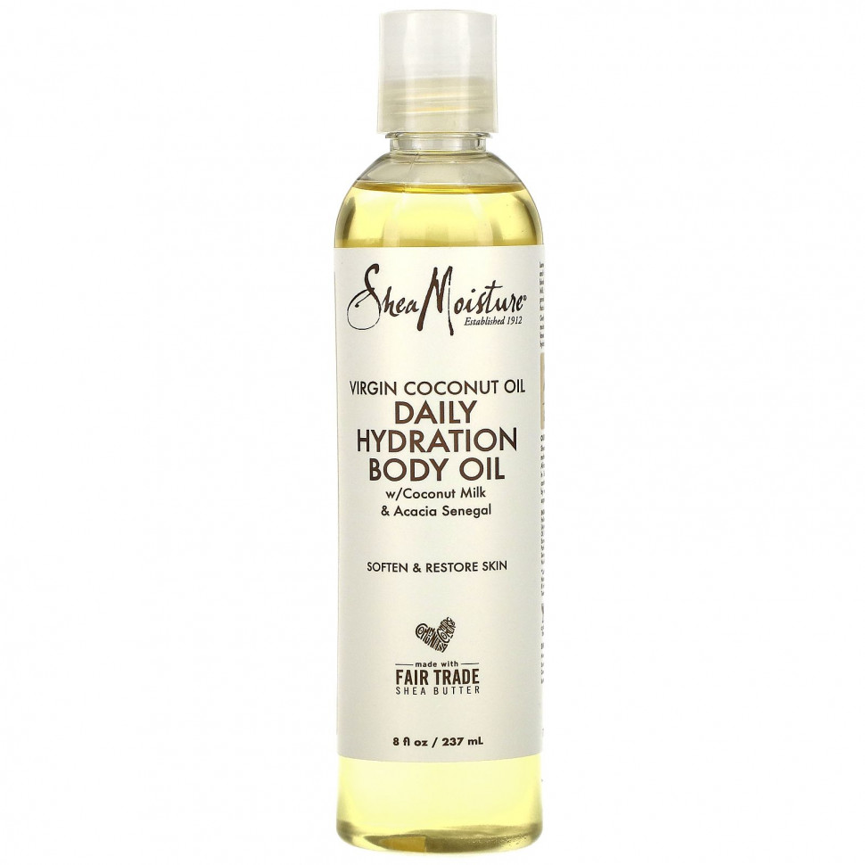 ���� ������ (Iherb) SheaMoisture, 100% ��������� ����� ������� ������, ����� ��� ���� ��� ����������� ����������, 8 ������ ����� (237 ��), ������ �� 2380 ���