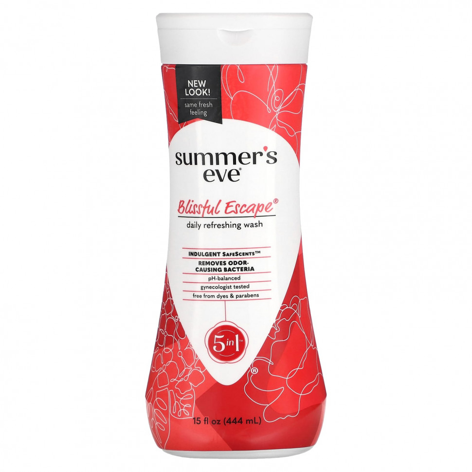 ���� ������ (Iherb) Summer's Eve, ��������� �������� 5 in 1, Blissful Escape, 444 ��, ������ �� 1850 ���