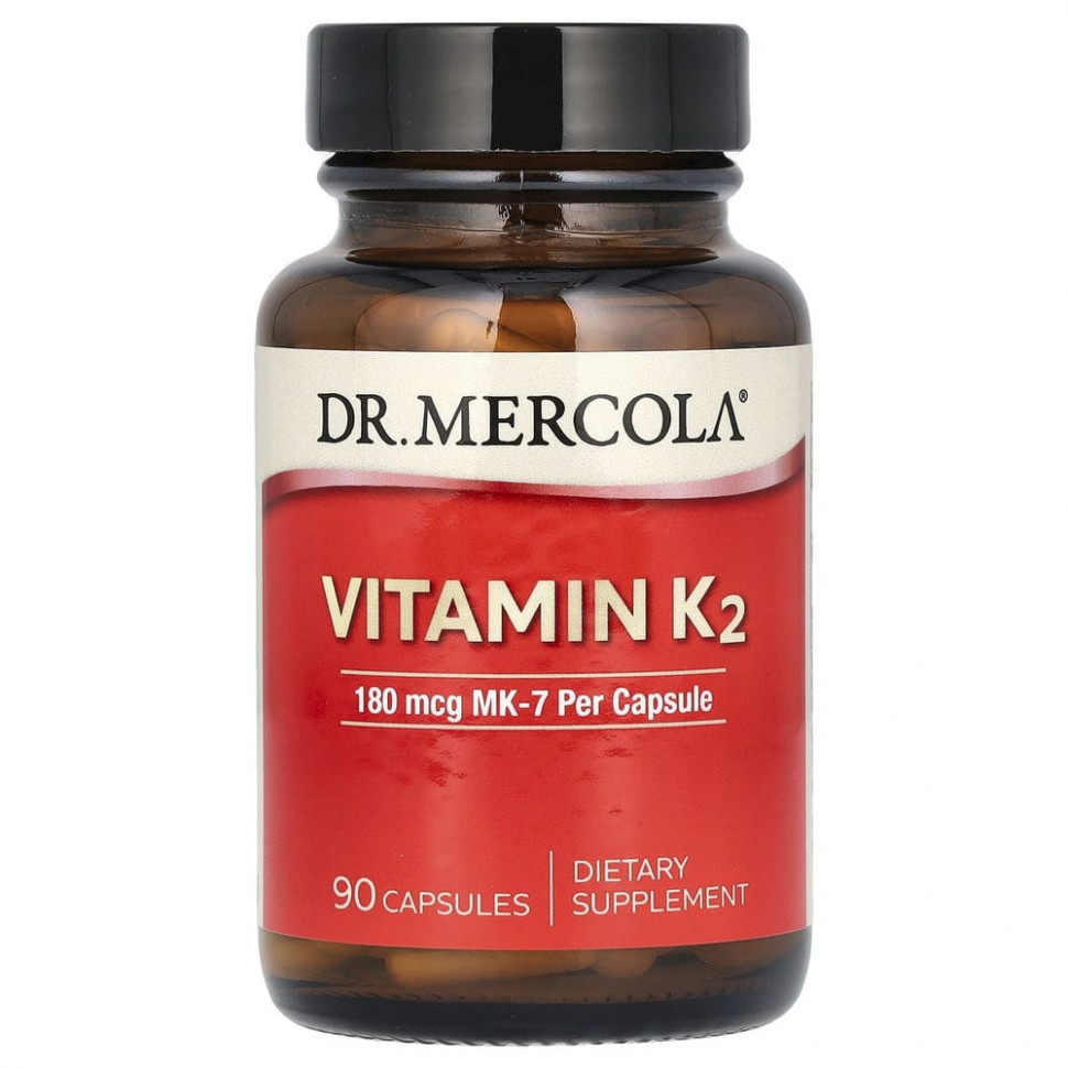 ���� ������ (Iherb) Dr. Mercola, ������� K2, 180 ���, 90 ������, ������ �� 14380 ���