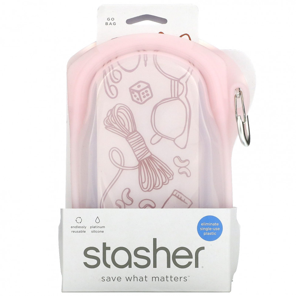 ���� ������ (Iherb) Stasher, Stasher, Go Bag, �������, 1 �������, 532 �� (18 ����. �����), ������ �� 3700 ���