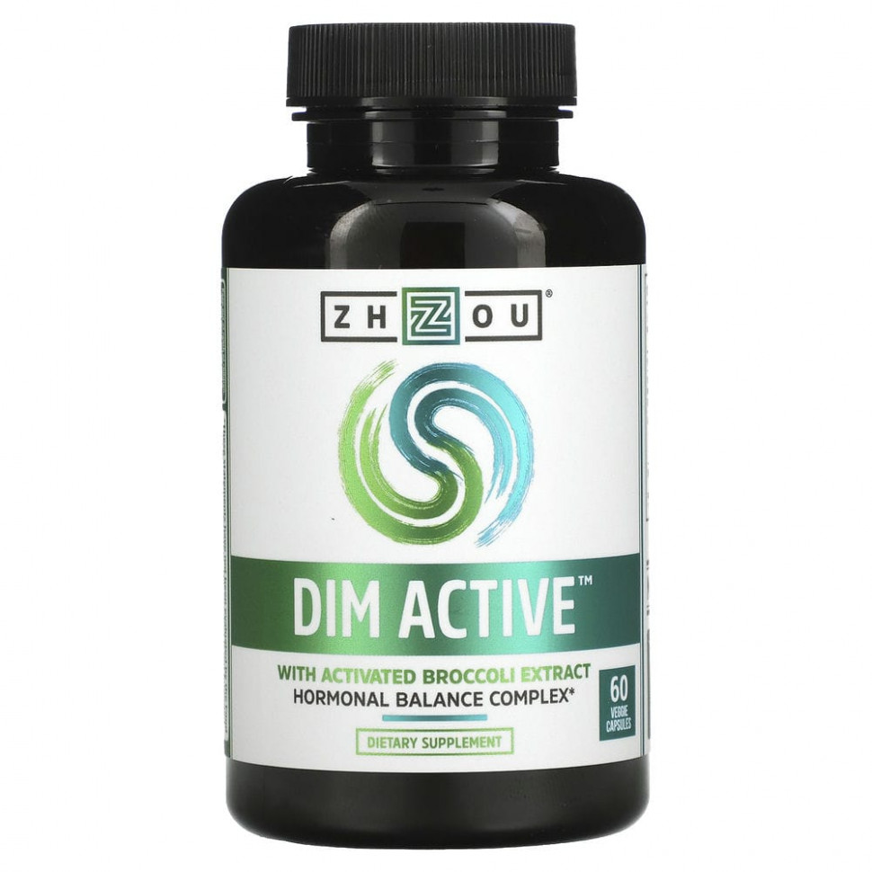 ���� ������ (Iherb) Zhou Nutrition, DIM Active, �������� ��� ������������� �������, 60 �������������� ������, ������ �� 3480 ���