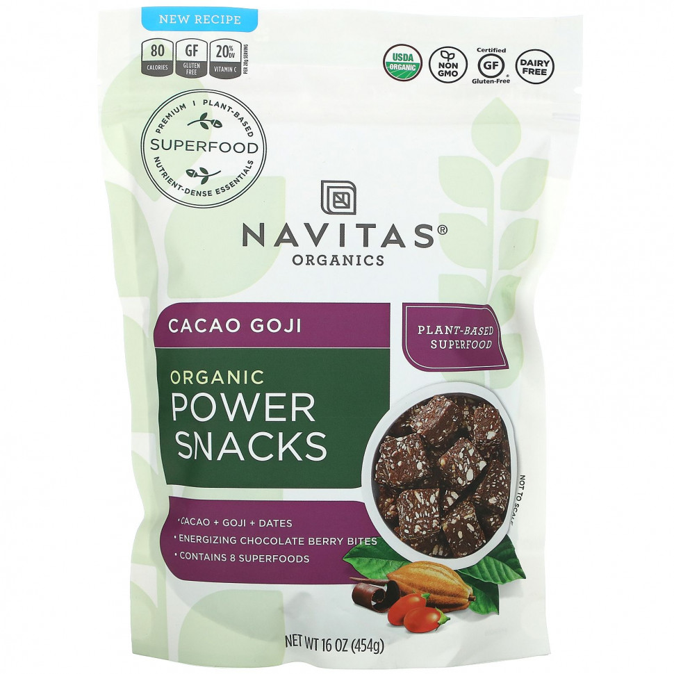   (Iherb) Navitas Organics, Organic Power Snack, -, 454  (16 ),   3940 