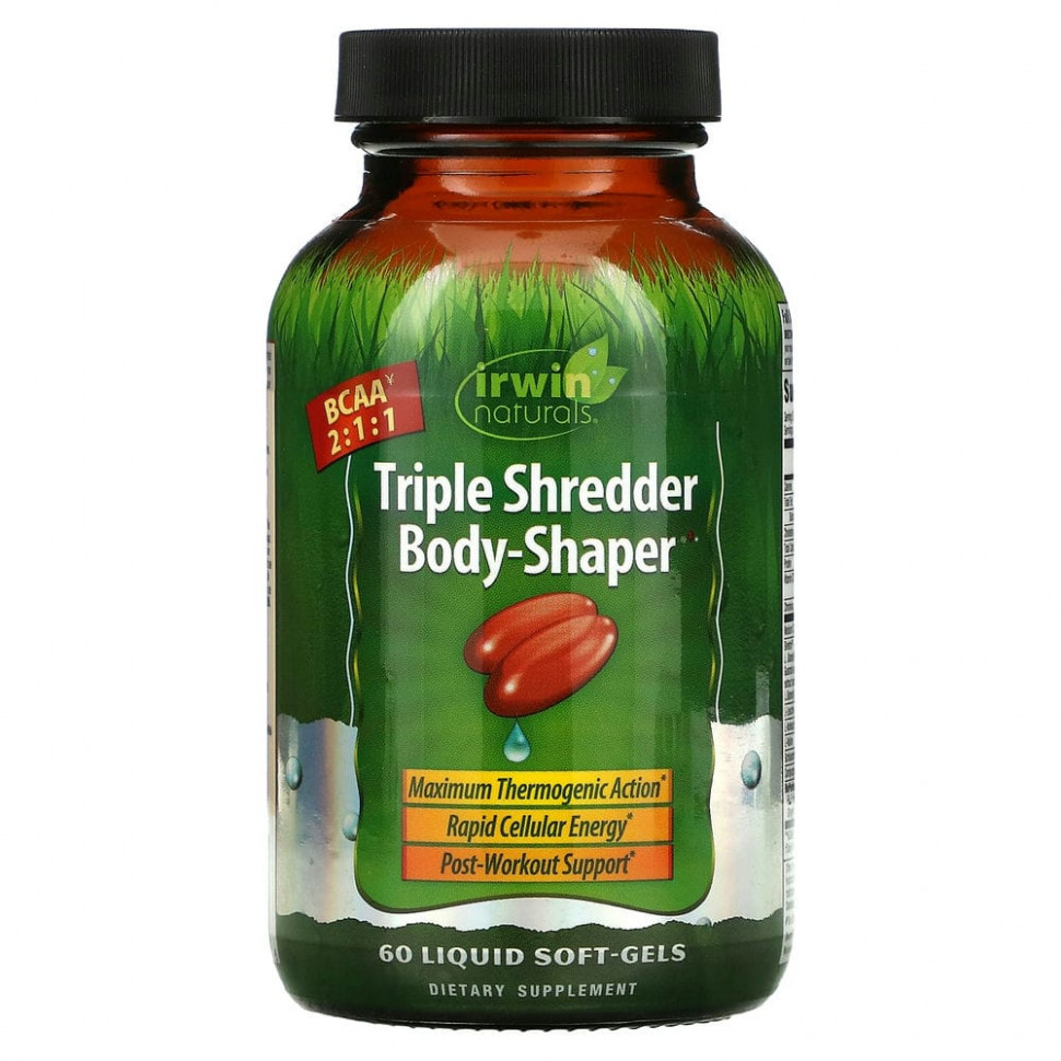 ���� ������ (Iherb) Irwin Naturals, ������� ��� ��������� ������ Triple Shredder Body-Shaper, 60 ����������� ������, ������ �� 4790 ���