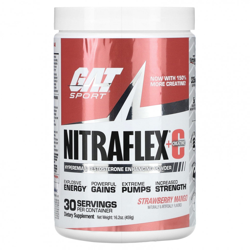 ���� ������ (Iherb) GAT, Sport, NITRAFLEX + �������, �������� � �����, 459 � (16,2 �����), ������ �� 7510 ���