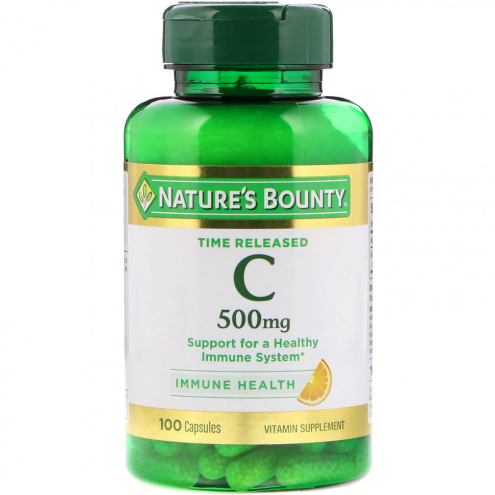 ���� ������ (Iherb) Nature's Bounty, Time Released C, 500 mg, 100 Capsules, ������ �� 2750 ���