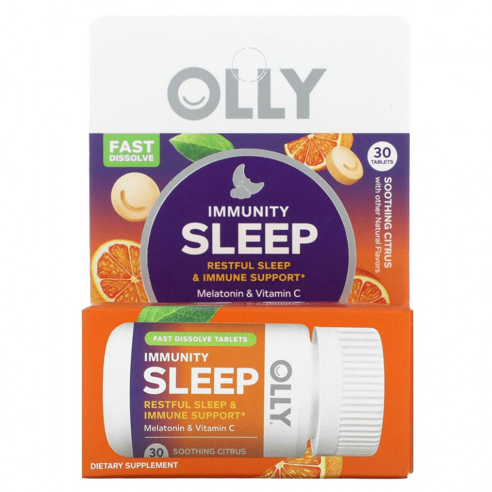 ���� ������ (Iherb) OLLY, Immunity Sleep, ������������� ������, 30 ��������, ������ �� 2360 ���