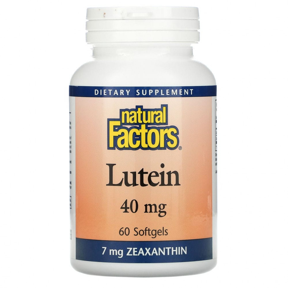 ���� ������ (Iherb) Natural Factors, ������, 40 ��, 60 ������ ��������, ������ �� 3890 ���