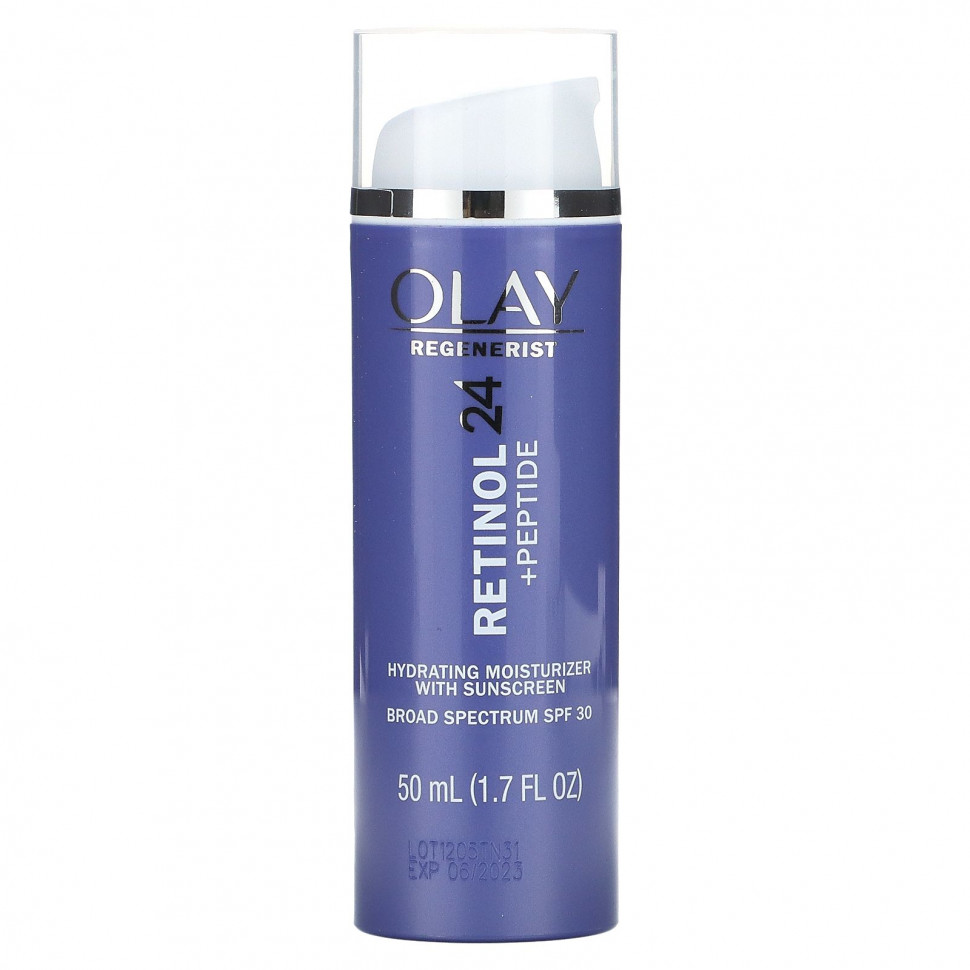 ���� ������ (Iherb) Olay, Regenerist, ������� 24 + ������, ����������� ����������� �������� � �������������� ������, SPF 30, 50 �� (1,7 ����. �����), ������ �� 6200 ���