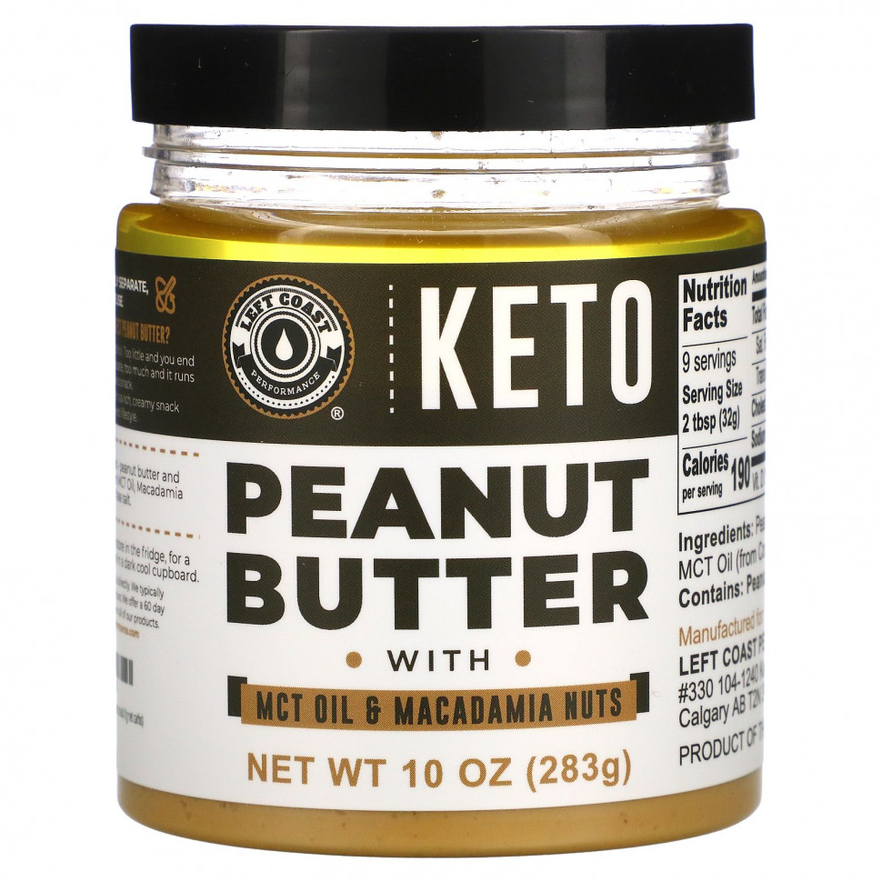 ���� ������ (Iherb) Left Coast Performance, Keto, ���������� ����� � ������ MCT � ������� ���������, 283 � (10 �����), ������ �� 2430 ���