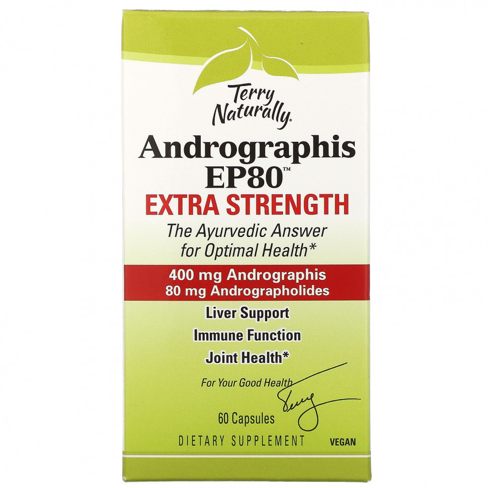 ���� ������ (Iherb) Terry Naturally, Andrographis EP80, ������ ����, 60 ������, ������ �� 4160 ���