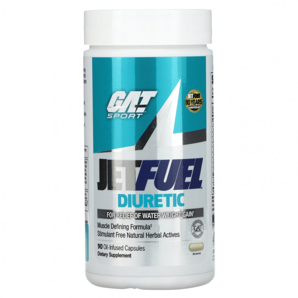 ���� ������ (Iherb) GAT, JetFUEL Diuretic, 90 �������� ������, ������ �� 3510 ���