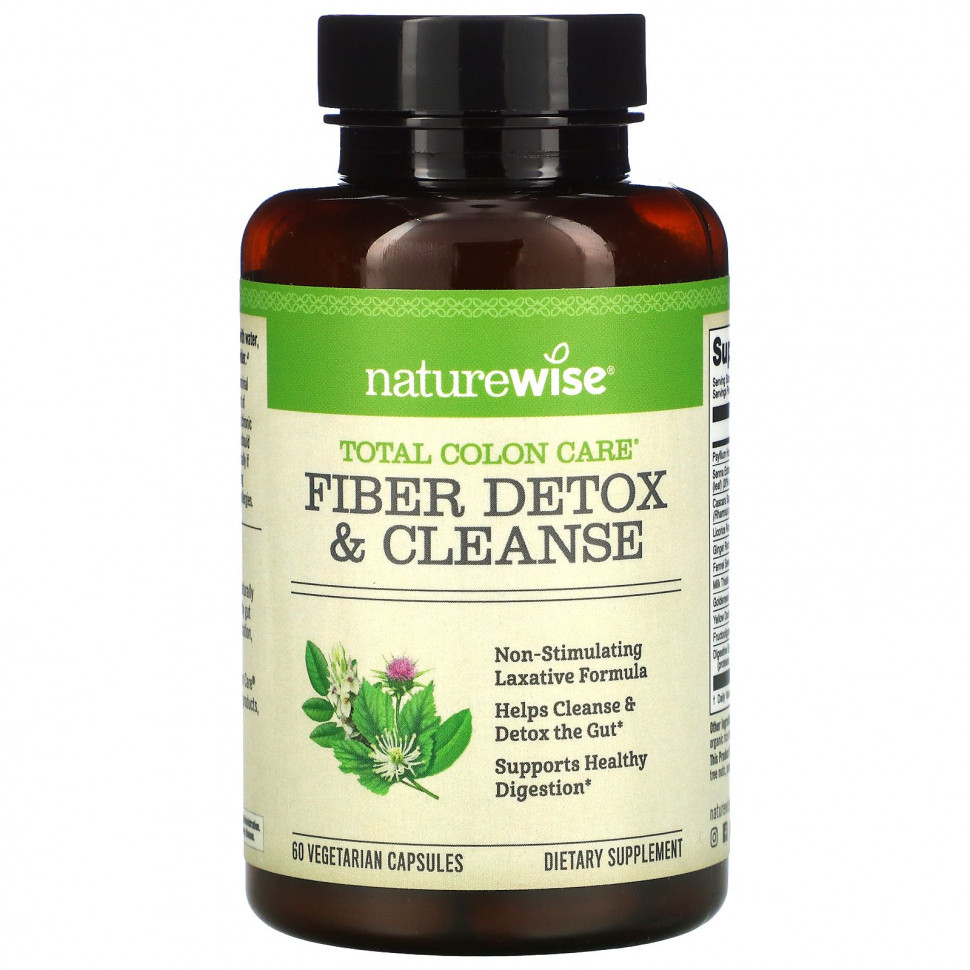 ���� ������ (Iherb) NatureWise, Fiber Detox & Cleanse, 60 �������������� ������, ������ �� 2060 ���