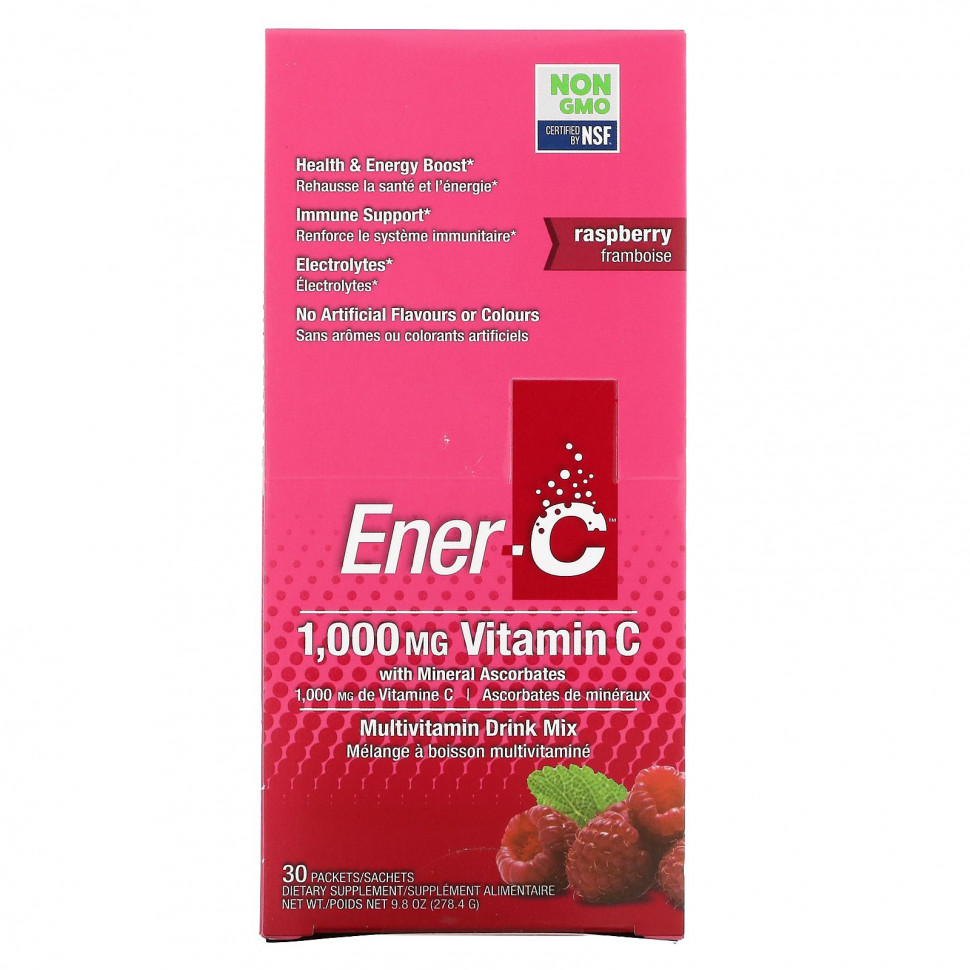 ���� ������ (Iherb) Ener-C, ������� C, ����� ��� ������������� ����������������� ������� �� ������ ������, 30 ���������, 277 � (9,8 �����), ������ �� 3300 ���