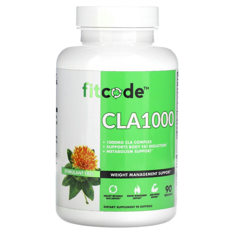 ���� ������ (Iherb) FITCODE, CLA1000, 1000 ��, 90 ������ ��������, ������ �� 2310 ���