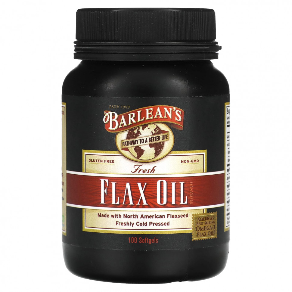 ���� ������ (Iherb) Barlean's, ������ ������� �����, 100 ������ ��������, ������ �� 2780 ���