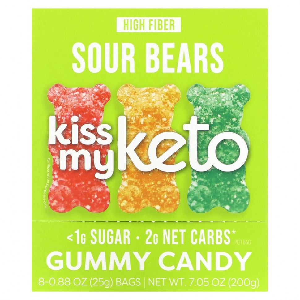   (Iherb) Kiss My Keto, Gummy Candy,  , 8 , 25  (0,88 ),   4900 