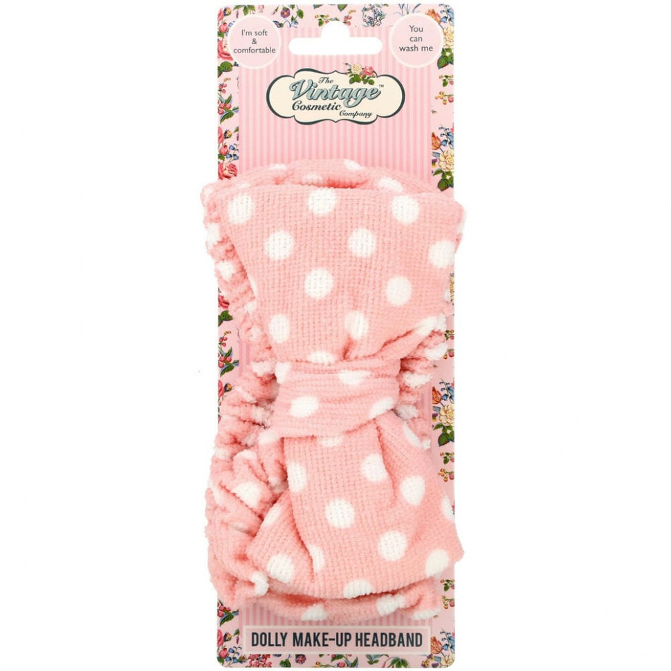 ���� ������ (Iherb) The Vintage Cosmetic Co., Dolly Make-Up Headband, 1 Count, ������ �� 1470 ���