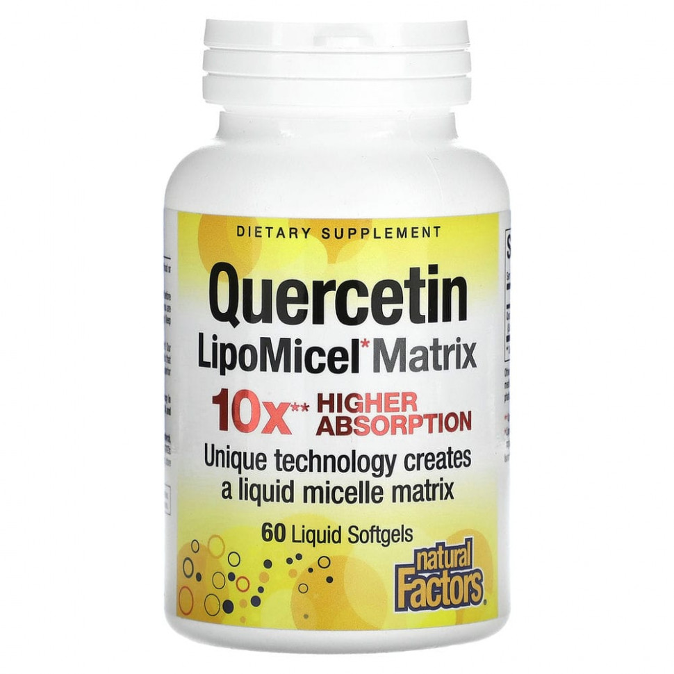 ���� ������ (Iherb) Natural Factors, ���������, � ����������� ����� LipoMicel, 60 ������ � ������ ����������, ������ �� 4980 ���