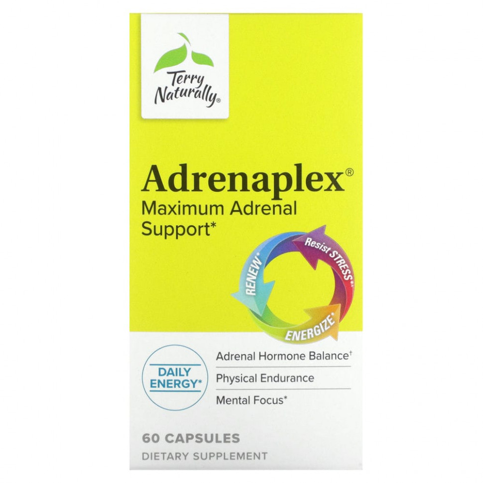 ���� ������ (Iherb) Terry Naturally, Adrenaplex, ������������ ��������� �������������, 60 ������, ������ �� 3780 ���