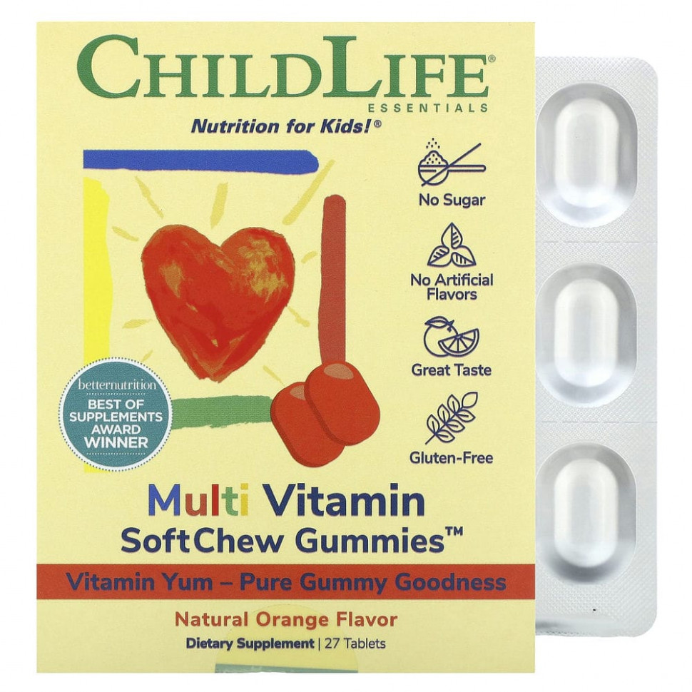 ���� ������ (Iherb) ChildLife, Multi Vitamin SoftMelts �� ������ ������������ ���������, 27 ��������, ������ �� 3230 ���
