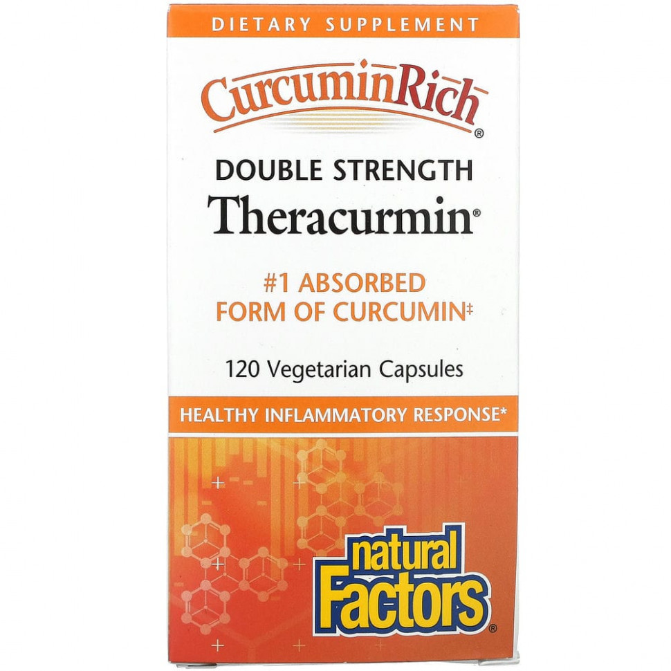   (Iherb) Natural Factors,  CurcuminRich, Double Strength Theracurmin, 120  ,   10220 