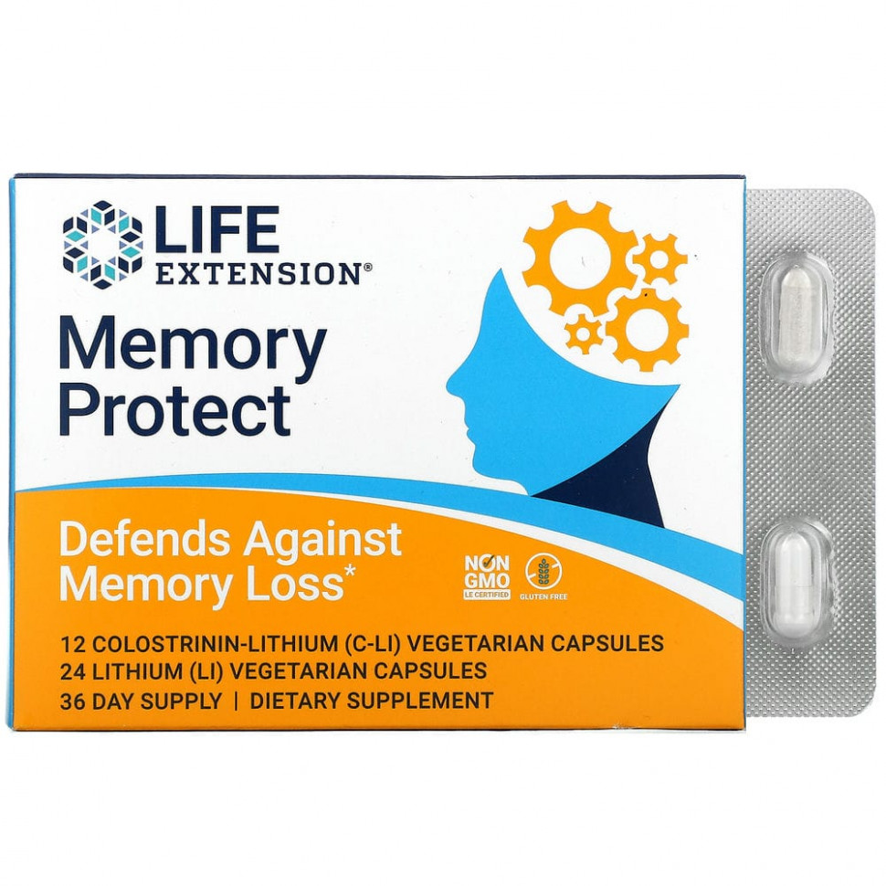 ���� ������ (Iherb) Life Extension, Memory protect, 36 �������������� ������, ������ �� 2290 ���