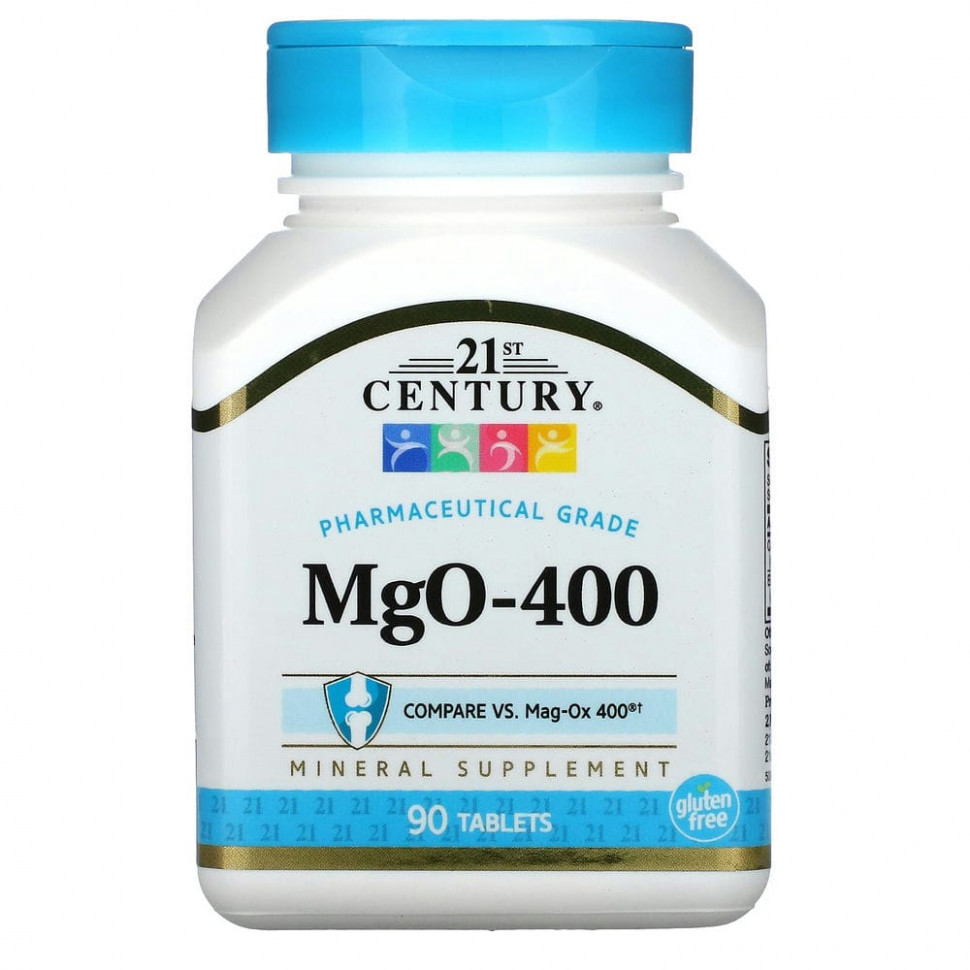   (Iherb) 21st Century, MgO-400, 90 ,   1410 