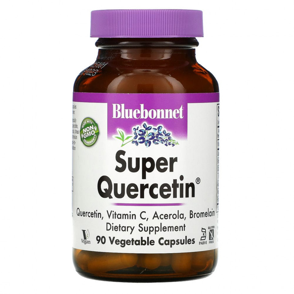 ���� ������ (Iherb) Bluebonnet Nutrition, Super Quercetin, 90 ������������ ������, ������ �� 7500 ���