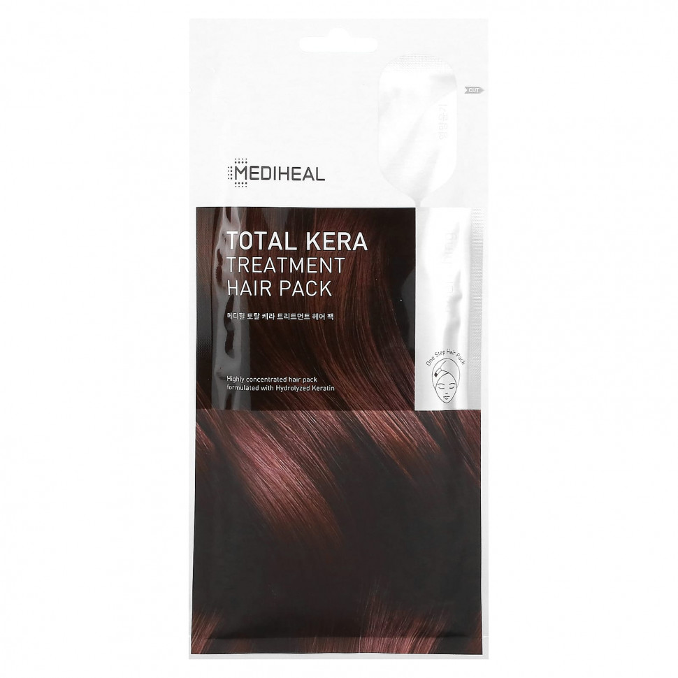 ���� ������ (Iherb) Mediheal, Total Kera Treatment Hair Pack, ����� ��� �����, 5 ��., 40 �� (1,35 ����. �����), ������ �� 3850 ���