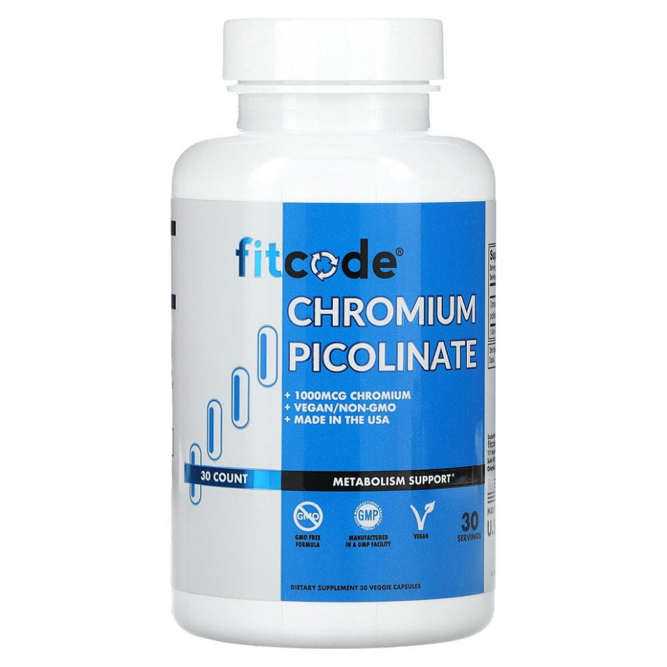 ���� ������ (Iherb) FITCODE, ��������� �����, 1000 ���, 30 ������������ ������, ������ �� 1520 ���