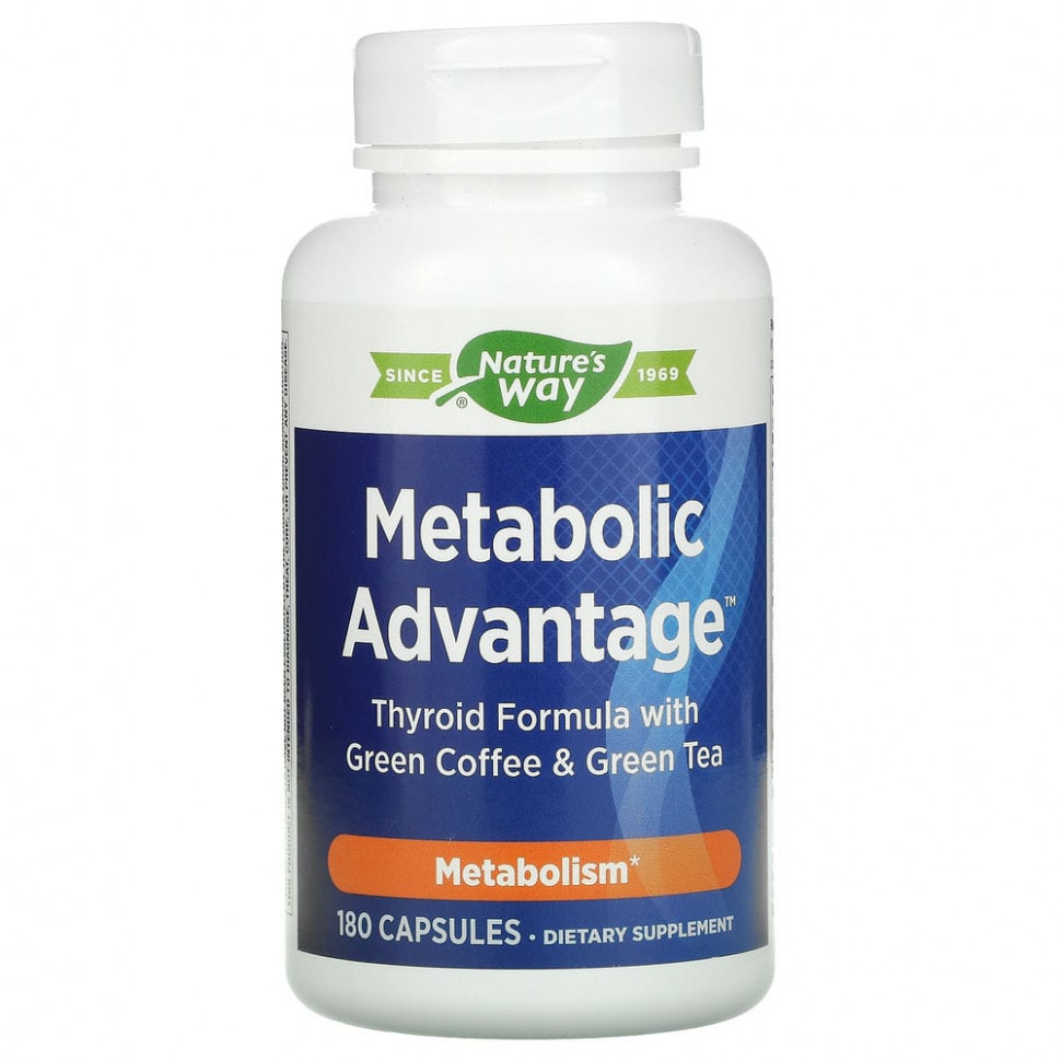 ���� ������ (Iherb) Nature's Way, Metabolic Advantage, ������� ��� ���������� ������ � ������� ���� � ������� ����, ����� �������, 180 ������, ������ �� 4990 ���