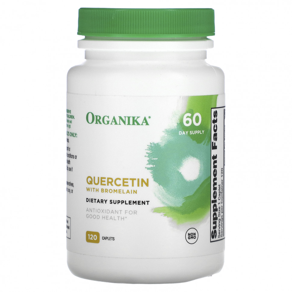 ���� ������ (Iherb) Organika, Quercetin with Bromelain, 120 Caplets, ������ �� 4750 ���