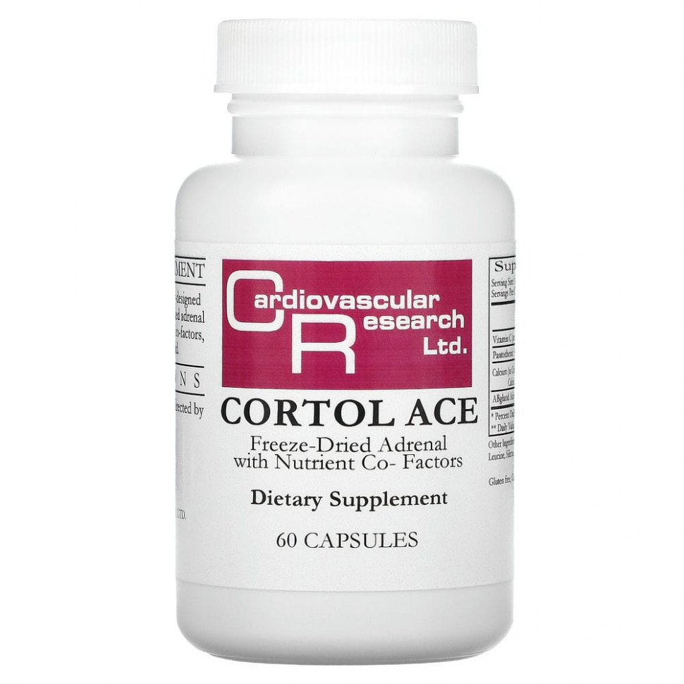���� ������ (Iherb) Cardiovascular Research, Cortol Ace, 60 ������, ������ �� 3060 ���