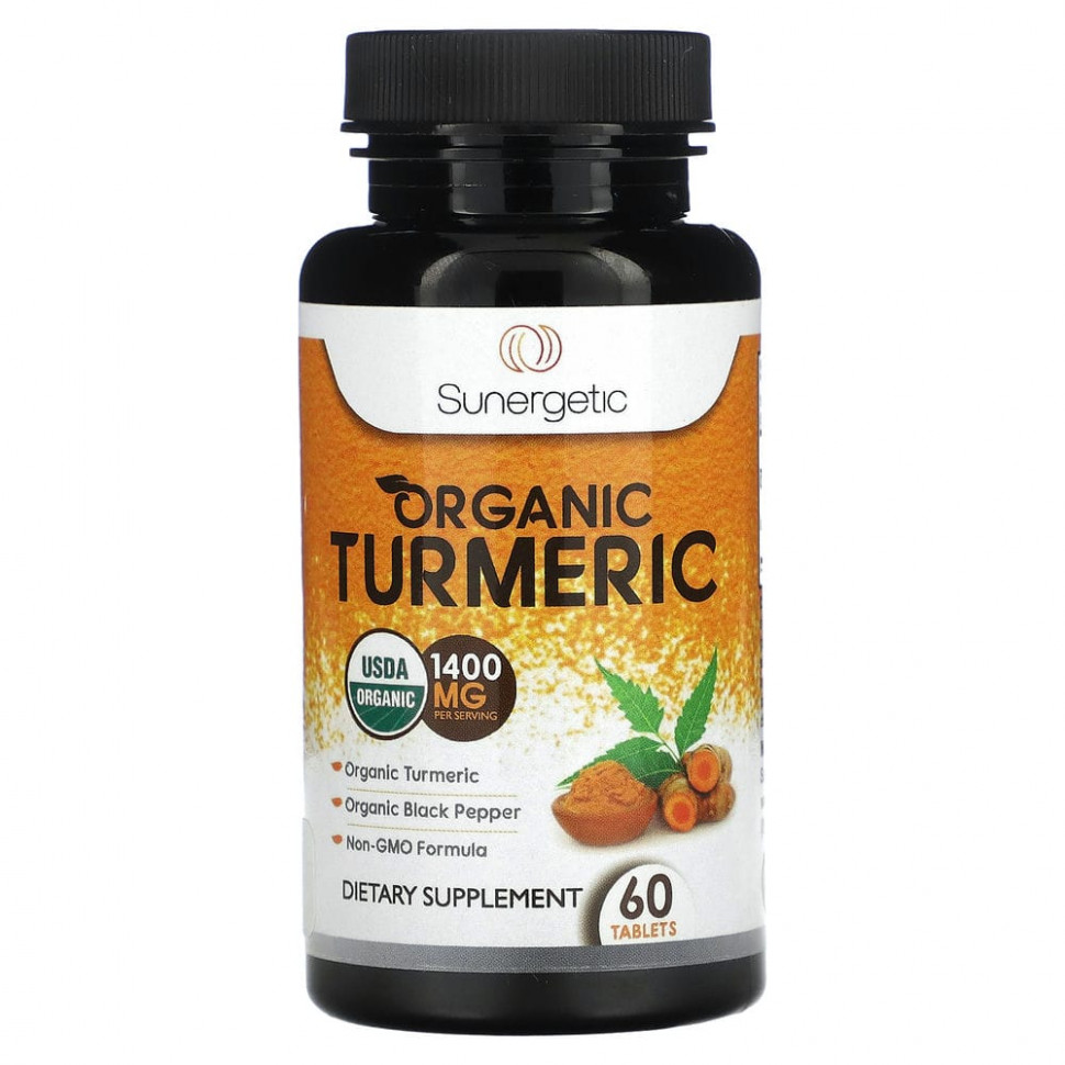 ���� ������ (Iherb) Sunergetic, ������������ �������, 1400 ��, 60 ��������, ������ �� 2720 ���