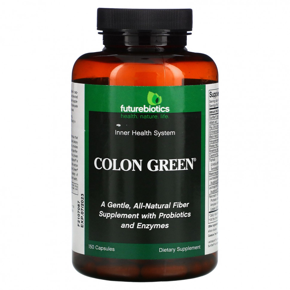 ���� ������ (Iherb) FutureBiotics, Colon Green, 150 ������, ������ �� 2240 ���