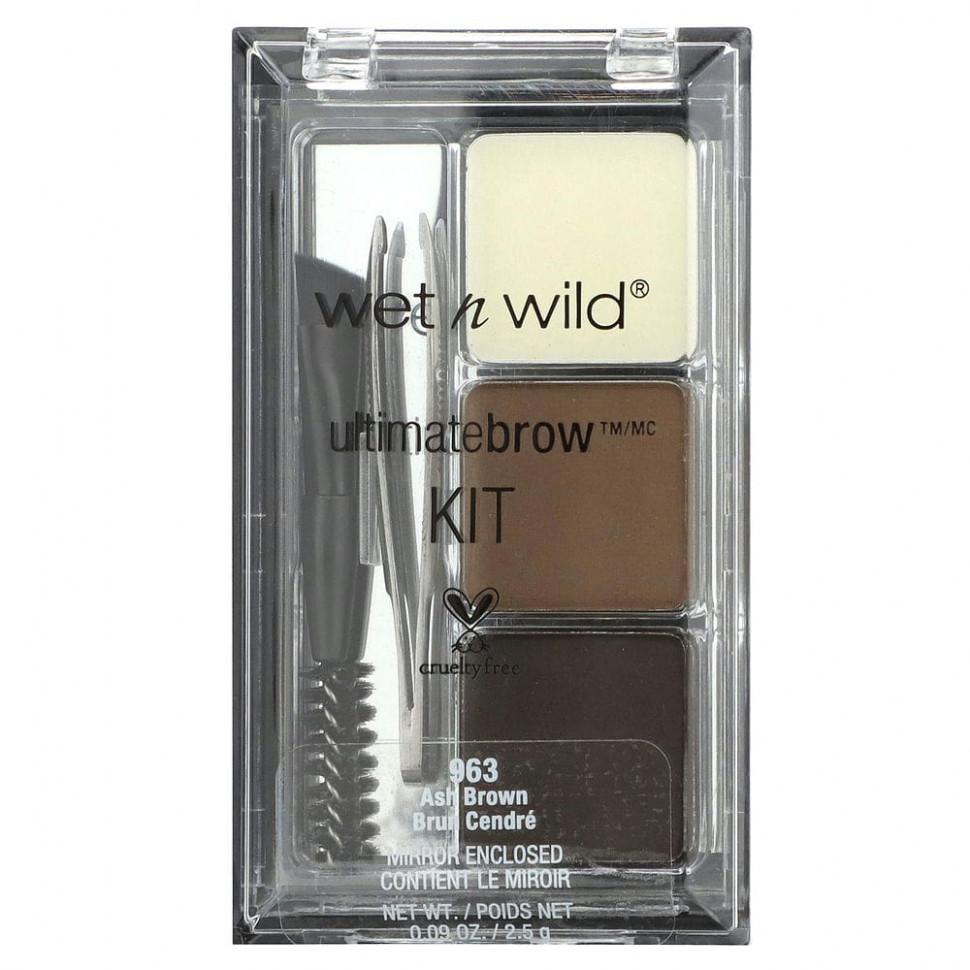 ���� ������ (Iherb) wet n wild, Ultimate Brow Kit, ��������-����������, 2,5 � (0,09 �����), ������ �� 1080 ���